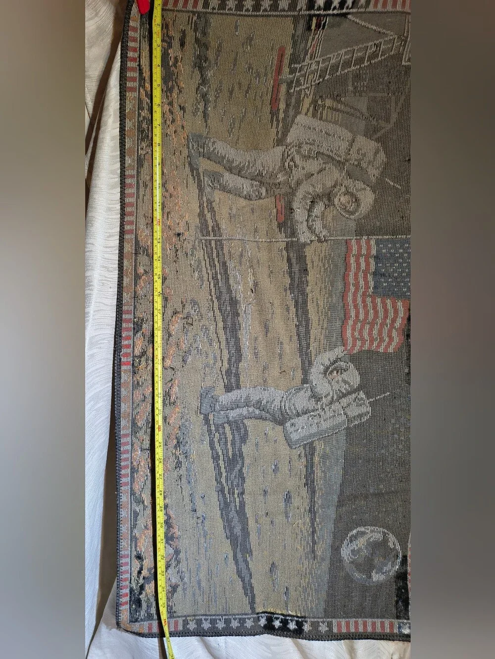 NASA Apollo Moon Landing Tapestry, Wall Hanging 1969